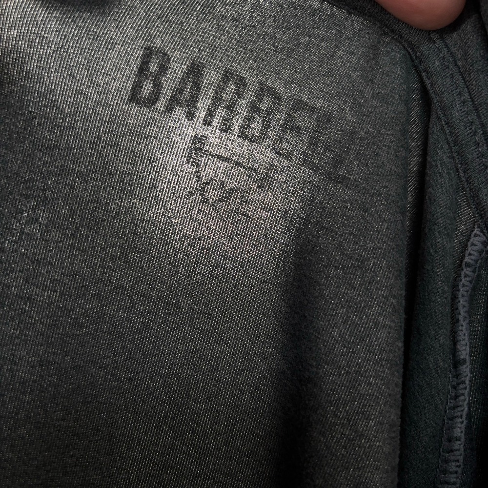 Barbell Apparel Polo Men's 2XL Gray Stretch Gym Workout Training Shirt *STAINS* - Picture 4 of 15